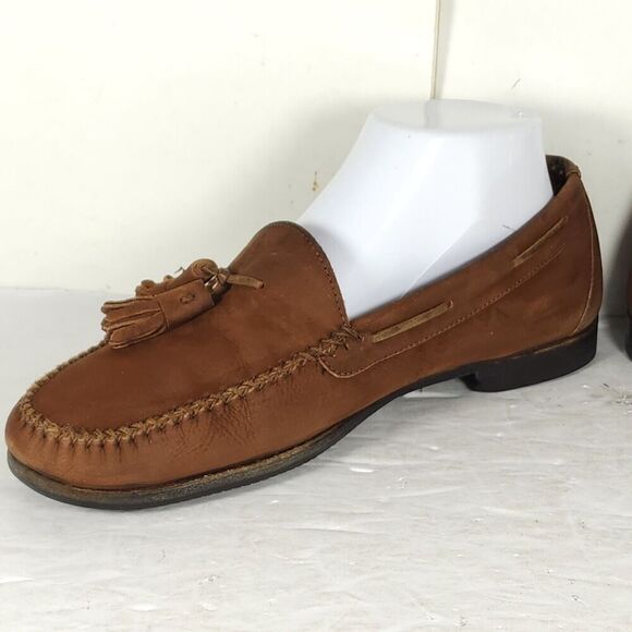 Salvatore Ferragamo Women's US 6,5 EE Leather Tassels Slip-On Loafer Moccasin - Picture 6 of 16